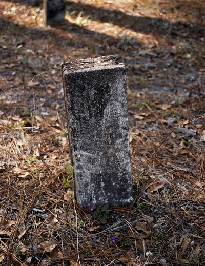 Stone marker numbered 17.  (2005)