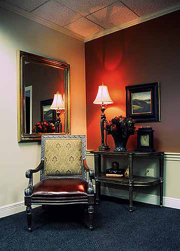 Another great shot from the law office that my client, DOCS, did the furnishings and interior design for.  (2004)