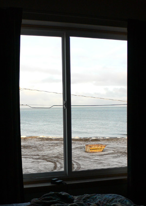The view from room 230 at the Top of the World hotel in Barrow, Alaska.  (2007)