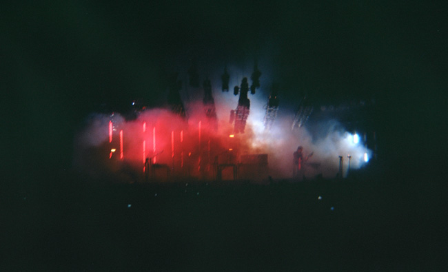 Dreamiest photo on my roll of Holga film from the Nine Inch Nails concert in Tampa on May 9th, 2009. (2009)